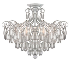 Потолочная люстра AM Group Monica MONICA PL4 SILVER