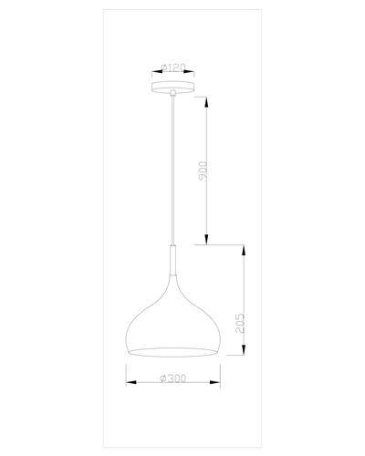 Светильник подвесной Moderli Eline V1293-1P