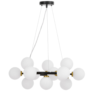 Подвесная люстра Lumina Deco Marsiada LDP 6033-15 BK+MD