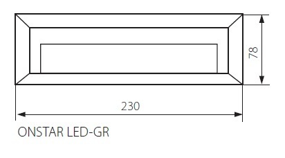 Подсветка для ступеней Kanlux Onstar 22760