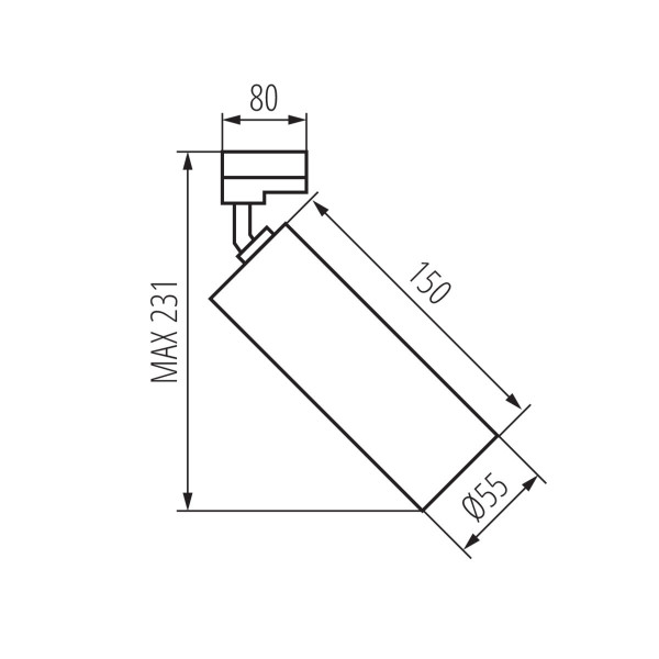 Трековый светильник Kanlux Acord 33139