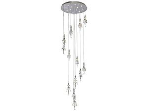 Люстра каскадная Newport 8360 8360/800 chrome