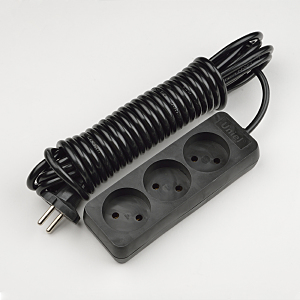 Удлинитель Uniel Standard S-CD3-5 BLACK