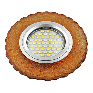 Встраиваемый светильник Fametto Luciole DLS-L140 GU5.3 GLASSY/GOLD