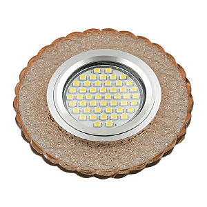 Встраиваемый светильник Fametto Luciole DLS-L140 GU5.3 GLASSY/TEA