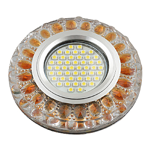Встраиваемый светильник Fametto Luciole DLS-L151 GU5.3 GLASSY/GOLD