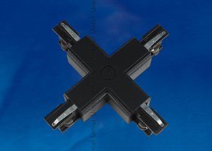Коннектор для шинопровода Uniel UBX-A41 BLACK 1 POLYBAG