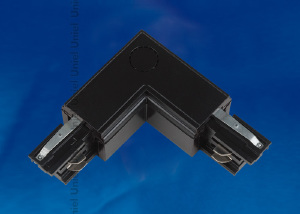 Коннектор для шинопровода Uniel UBX-A21 BLACK 1 POLYBAG