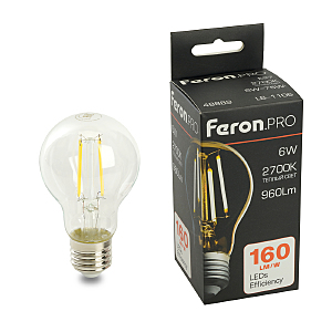 Светодиодная лампа LB-1106 Feron 48889 E27 6Вт 2700