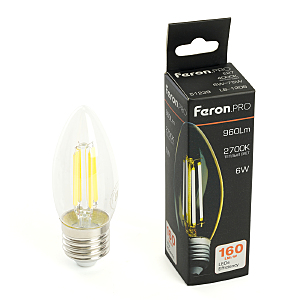 Светодиодная лампа LB-1206 Feron 51238 E27 6Вт 2700