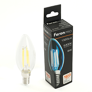 Светодиодная лампа LB-1208 Feron 51249 E14 8Вт 6400