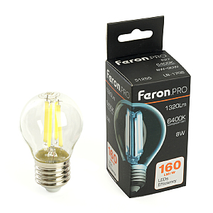 Светодиодная лампа LB-1708 Feron 51255 E27 8Вт 6400