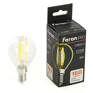 Светодиодная лампа LB-1708 Feron 51259 E14 8Вт 2700