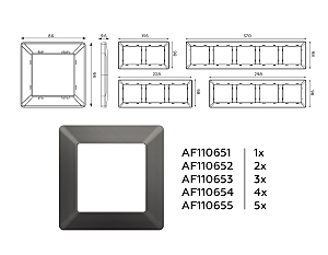 Рамка Ambrella Volt Line AF110651