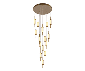 Люстра каскадная KINK Light Акари 07525-15A,36