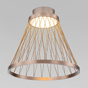 Светильник потолочный Eurosvet Cesta 40018/1 LED коричневый