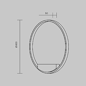 Настенный светильник Maytoni Rim MOD058WL-L35BK