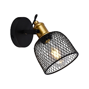 Настенное бра Gerhort G71158 G71158/1wBK+GD BK
