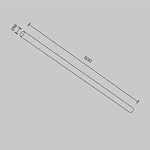 Соединитель для штанговой системы Axity Maytoni Accessories for system Axity CA001-L500-B
