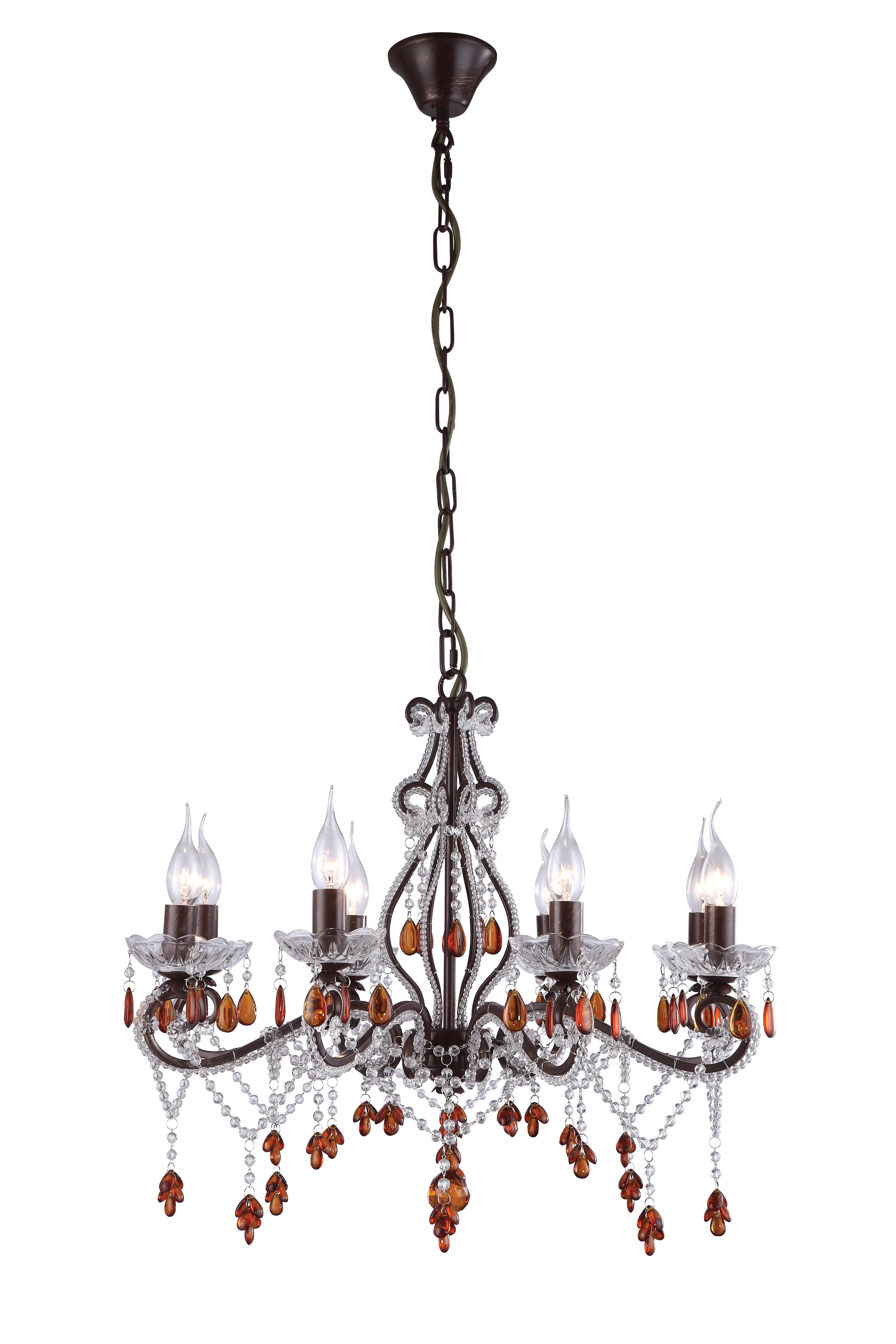 

Подвесная люстра Arte Lamp DECORATO A1715LM-8BR