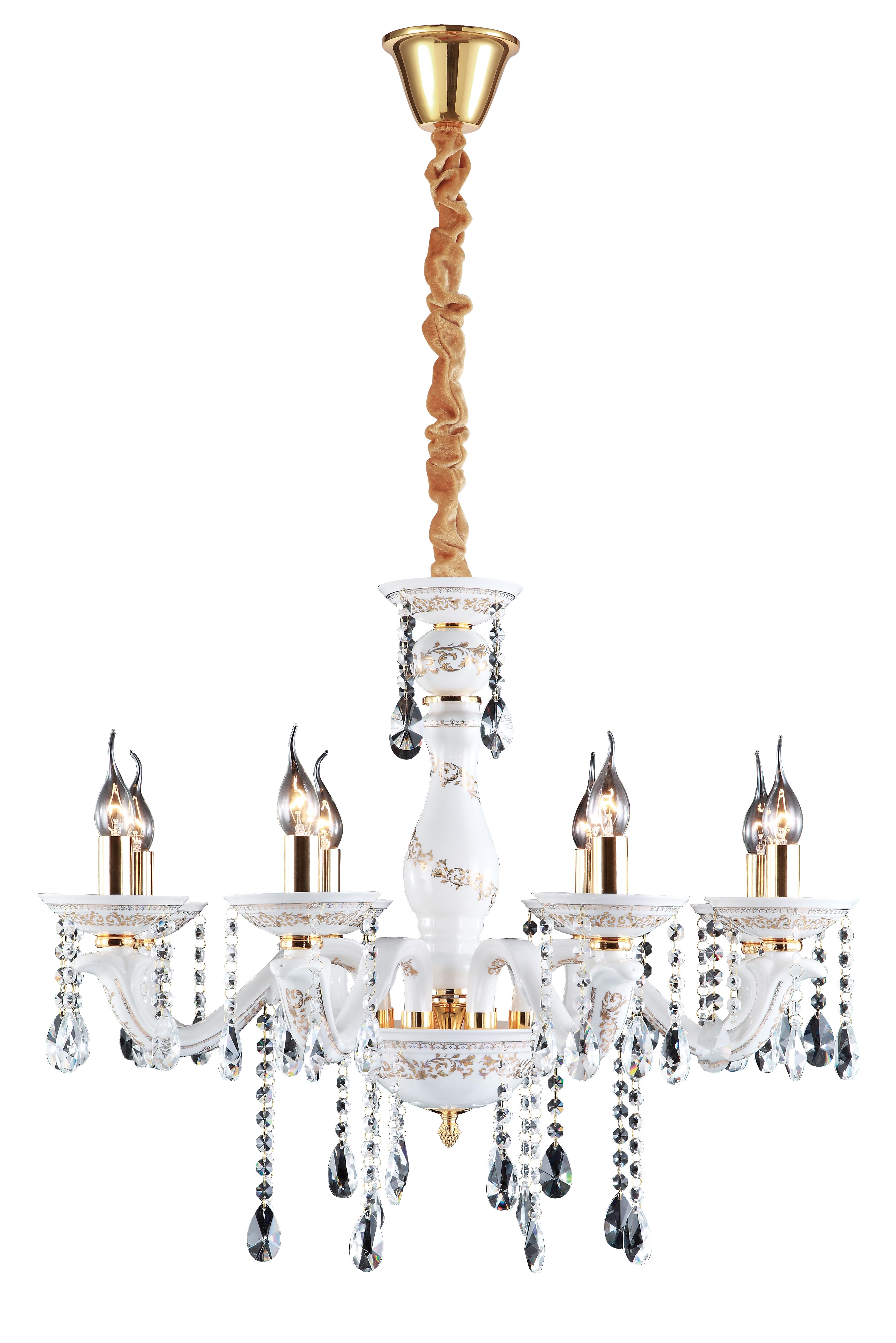 

Хрустальная люстра Arte Lamp RICCO A6614LM-8GO